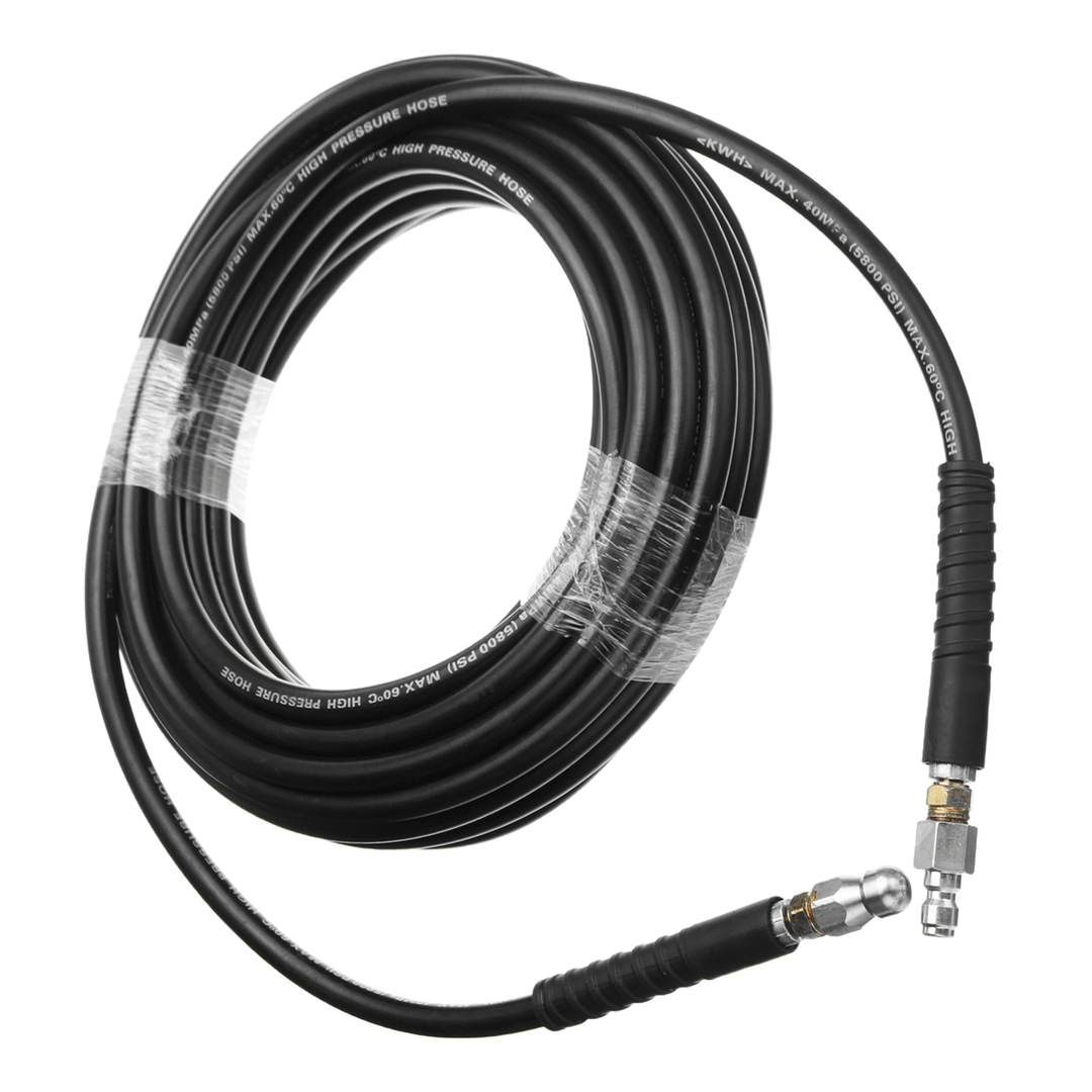 6/10/15M 1/4 Inch Quick Release Drain Sewer Cleaning Hose 5800PSI Pressure Washer Hose - MRSLM