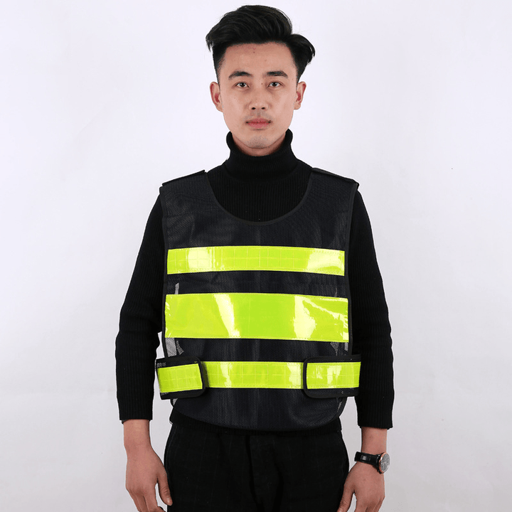 KALOAD High Visibility Reflective Vest Night Running Cycling Security Reflective Clothing Fitness - MRSLM