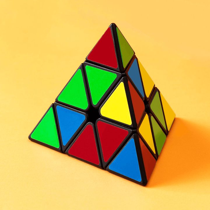 Deli 98X98X98Mm Mini Special-Shaped Pyramid Magic Cube Puzzle Science Education Toy Gift From - MRSLM