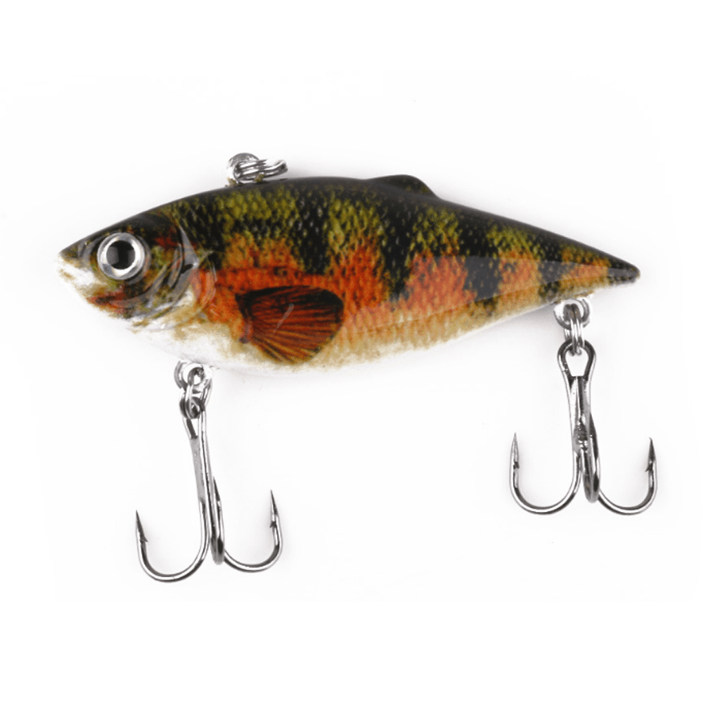 5 Pcs Fishing Lures 6.5Cm 100G Artificial Hard Bait 3D Eyes Fishing Tackle with Storage Box - MRSLM