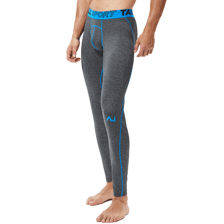 Mens Elastic Sport Gym Tight Pants Compression Underpants - MRSLM