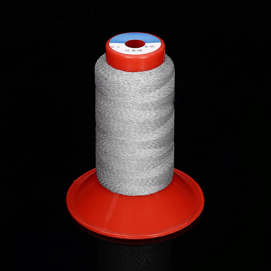 500M 0.2Mm Polyester Reflective Sewing Tools Thread Line Embroidery Spool Safety Garment - MRSLM