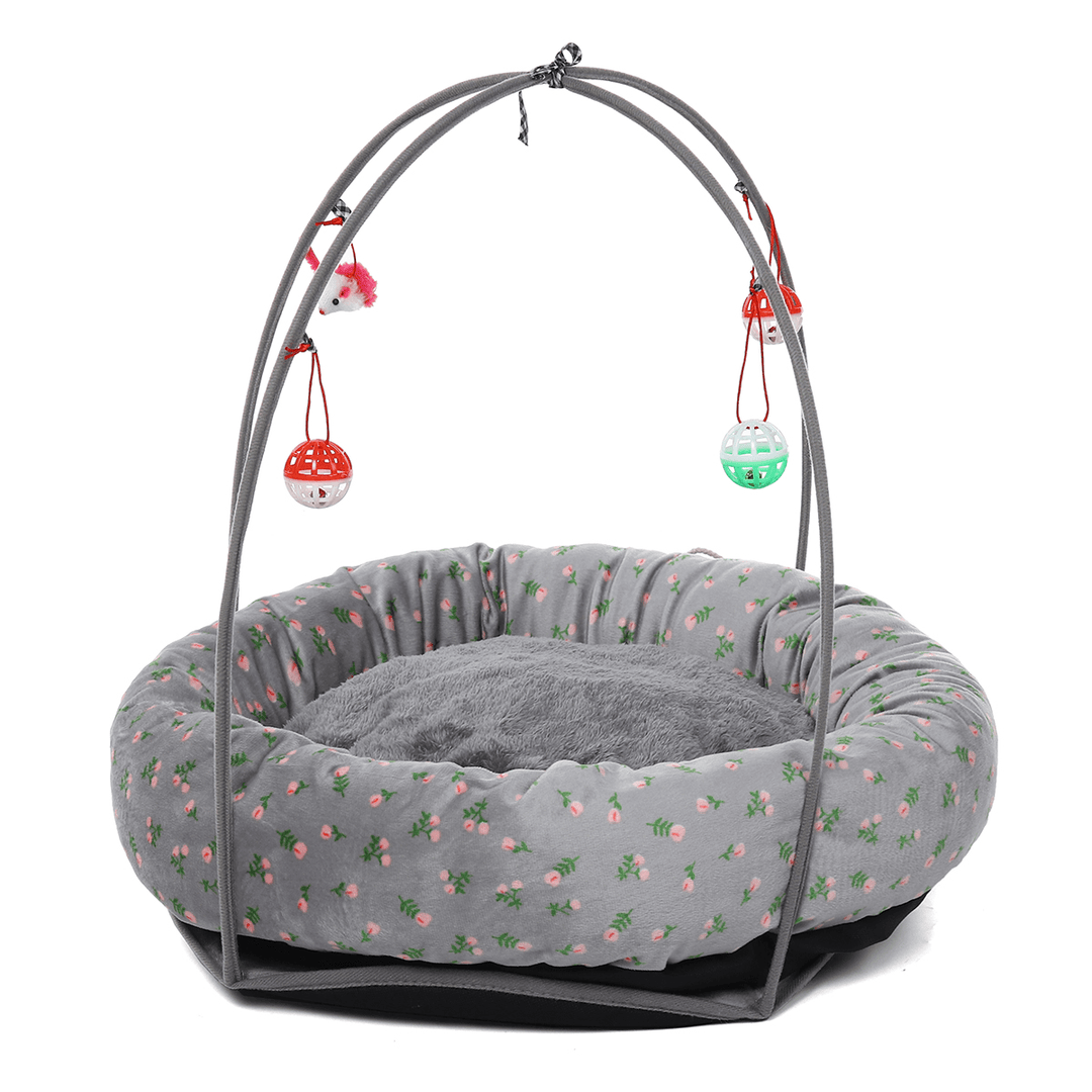 Dog Nests Cat Bed Removable Cat'S House Kennel Four Seasons Universal Multi-Functional Toy Cave Pet Cushion Mats Cat Mattress - MRSLM
