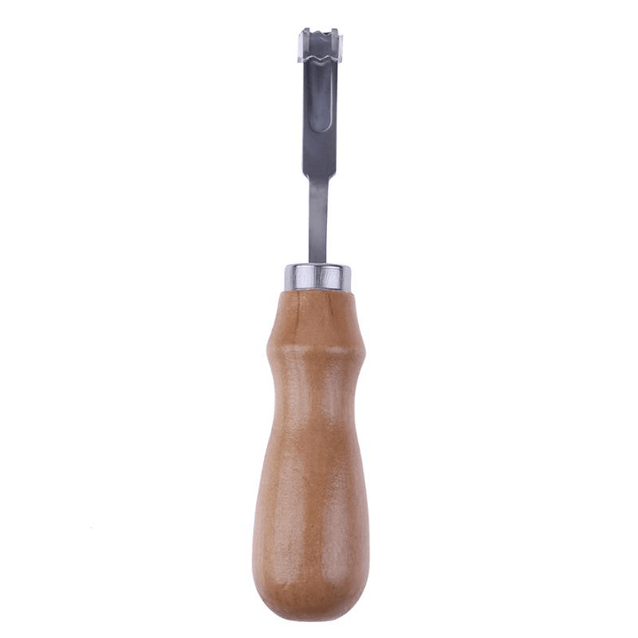 Leather Craft Edge Cutting Tools Handheld DIY Flat Mouth Tool Steel Flat Wide Shovel Handmade for Le - MRSLM