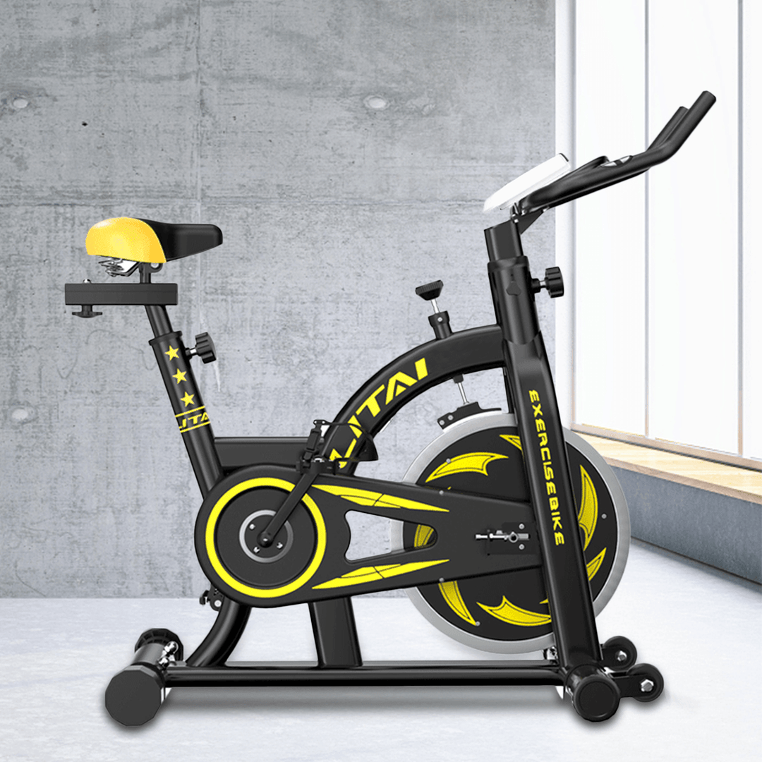 Ultra-Quiet LCD Display Home Exercise Bike Indoor Sports Fitness Equipment Cycling Bikes 8KG Steel Flywheel Bicycle - MRSLM