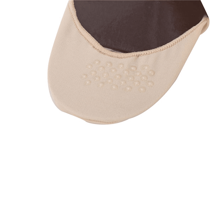 Women Summer Empty Five Toe anti Skid Socks Soft Foot Cushion Sweat Invisible Sock - MRSLM