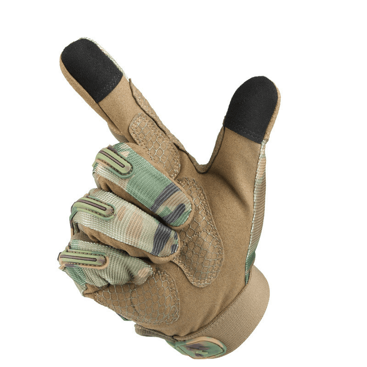 Outdoor Sports anti Collision Full Finger Gloves - MRSLM