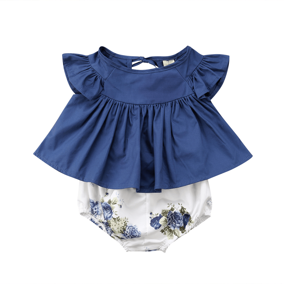 Pleated Skirt + Floral Shorts Set - MRSLM
