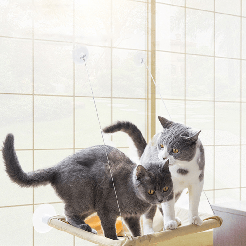 Yani HP-DC1 Pet Cat Window Hammock Soft Cat Kennels 15KG Cat Safe Hanging Shelf Seat Pet Bed - MRSLM