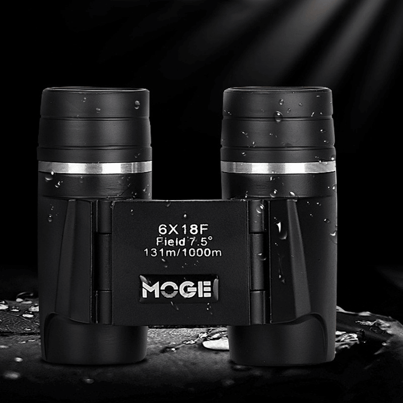 MOGE 6X18 Binoculars Microscope HD Night Vision Professional Binoculars for Outdoor Camping Travel - MRSLM