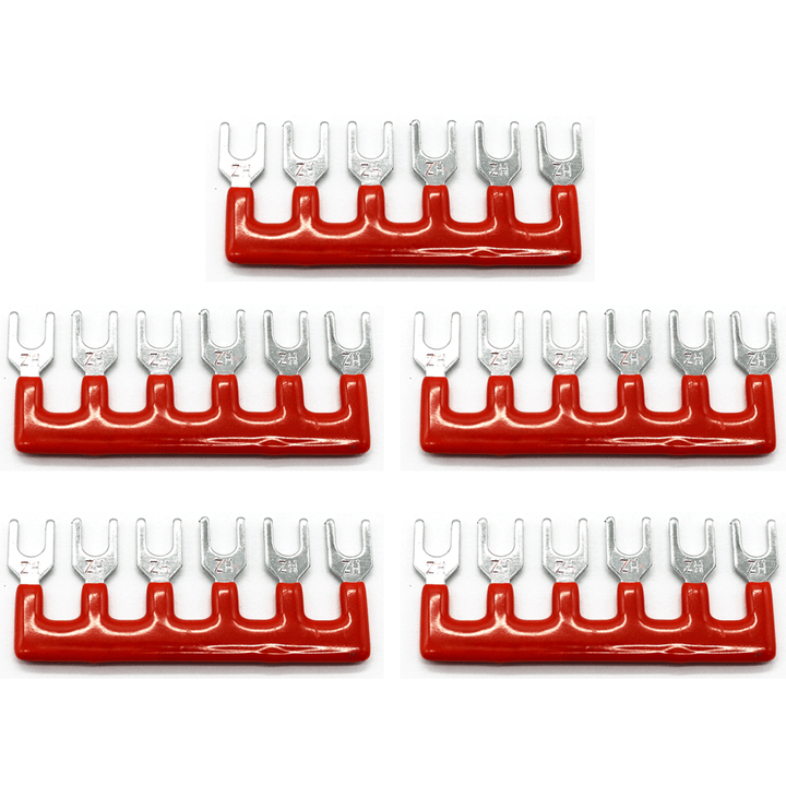 5/6/12 Positions Dual Rows 600V 15A Wire Barrier Block Terminal Strip Power Distribution Terminal - MRSLM