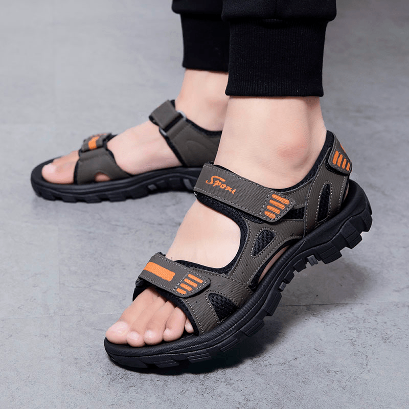 Men Breathable Opened Non Slip Comforty Casual Outdoor Sandals - MRSLM