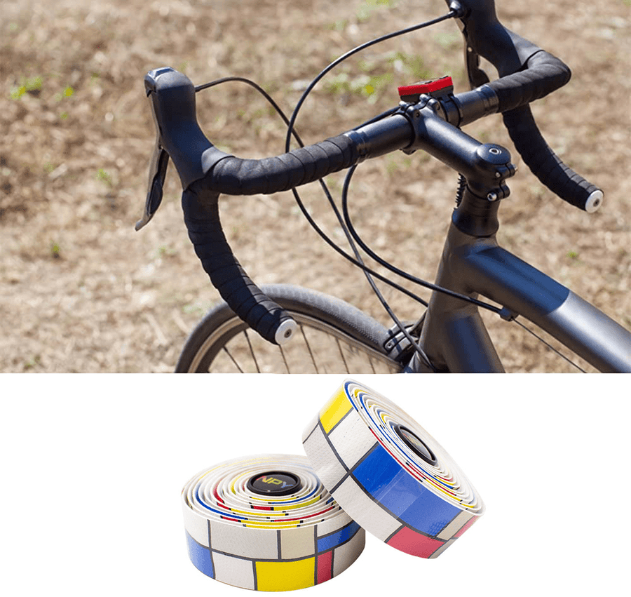 NPY 2 Pcs Bike Handlebar Tape Anti-Skid Shock Sponge Bicycle Handlebar Strap Cycling - MRSLM