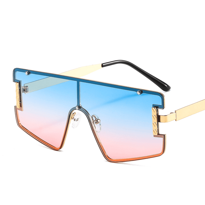 Goggle PC Gradients Lens Golden Frame Brand Designer High-End Sun Glasses - MRSLM