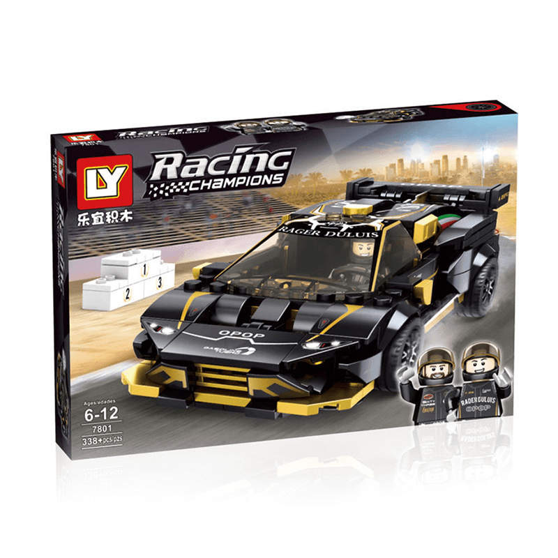 Racing Car Model Boy Assembling Building Blocks Toy Gift - MRSLM
