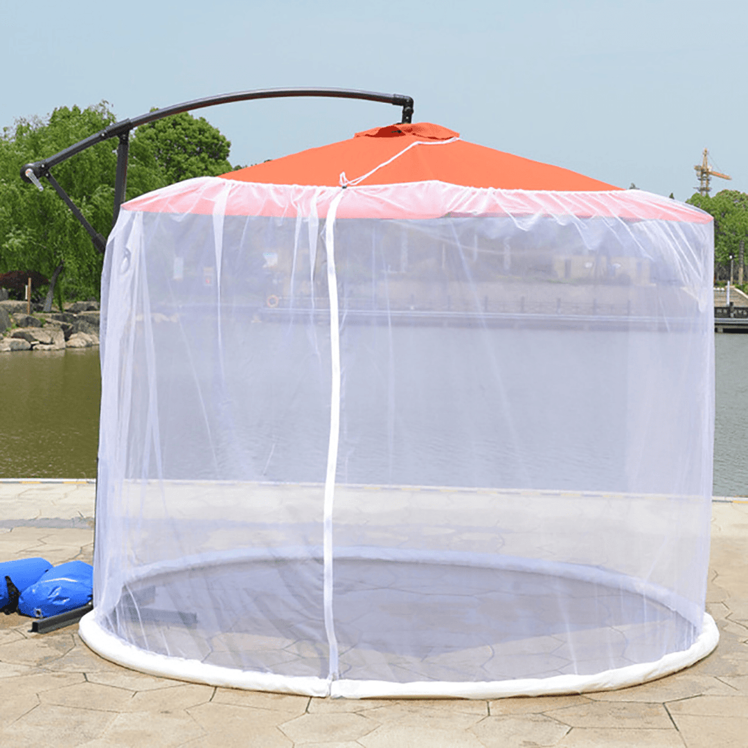 9Ft Garden Outdoor Patio Umbrella Table Screen Cover Net Mosquito Insect Net - MRSLM