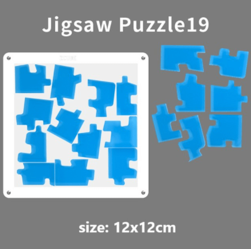Children'S Acrylic Crystal Board Educational Jigsaw Puzzle - MRSLM