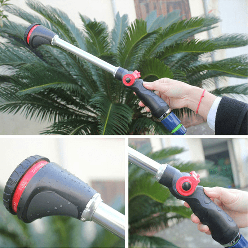 Garden Spraying Gun Flower Plants Watering Sprinkler 8 Patten Irrigation House Cleaning Tools - MRSLM
