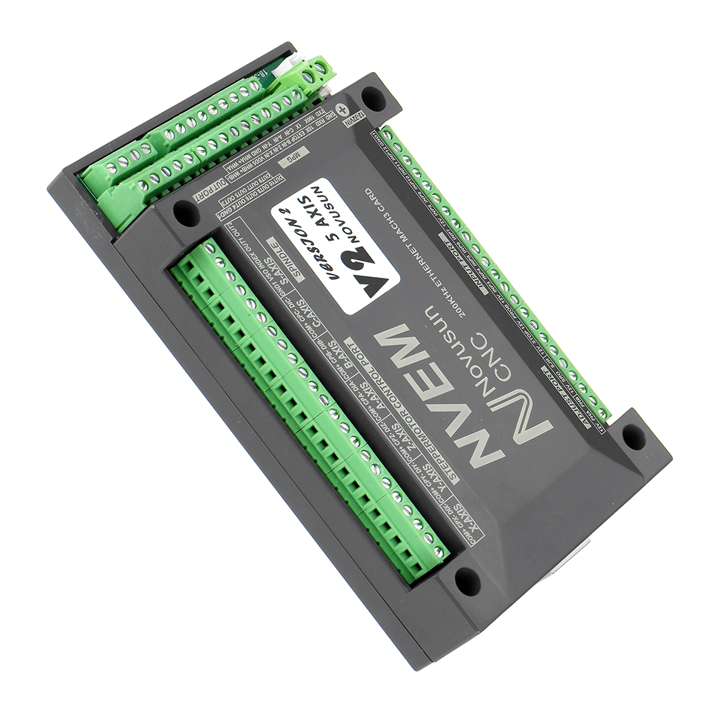 NVEM 5 Axis CNC Controller Ethernet MACH3 USB Interface Board Card NOVUSUN for CNC Engraving Stepper Motor - MRSLM