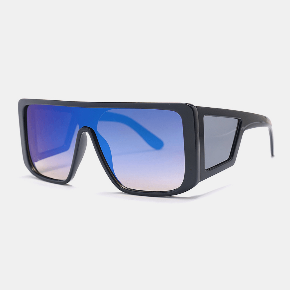Men Full-Frame One-Piece Lens Windproof UV Protection Fashion Sunglasses - MRSLM
