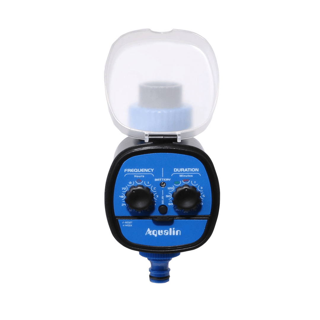 Waterproof Electronic Water Timer Automatic Water Faucet Single Outlet Ball Valve with Delay Function - MRSLM