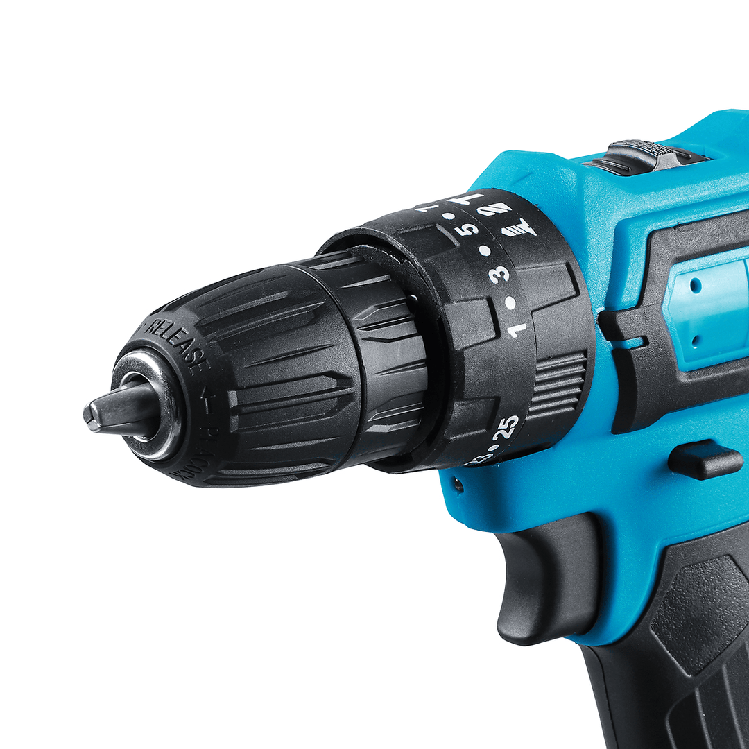 3 in 1 Electric Drill Screwdriver Dual Speed Cordless Drill Tool for Makita Battery - MRSLM