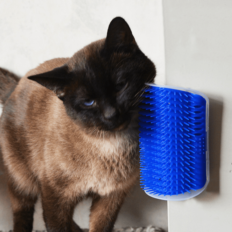 Pet Products Cats Supplies Massage Device Self Groomer Furniture Scratching Post Pet Brush - MRSLM