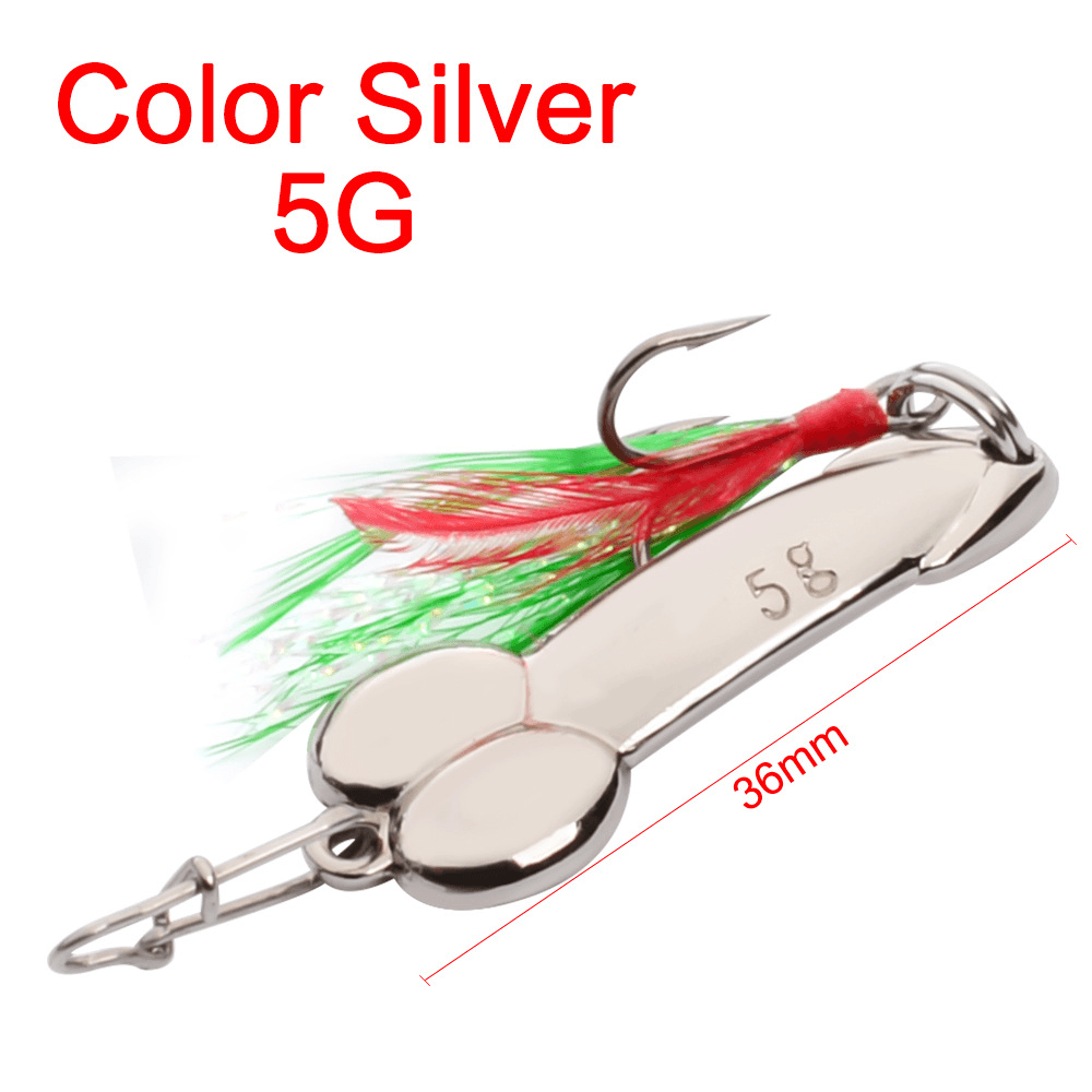 Zanlure DW383 1PC 5G 15G 35G 50G DD Spinner Spoon Lure Hard Lure Fishing Lure with Hook - MRSLM