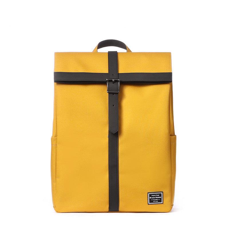 Backpack women's solid color computer bag simple - MRSLM