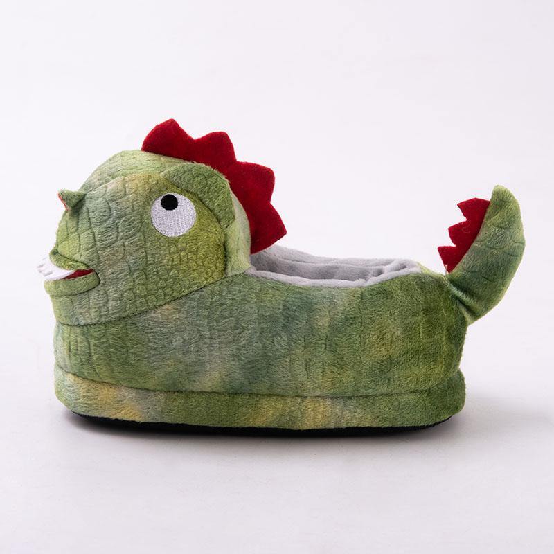Dinosaur Slippers with Anti-Skid Rubber Sole House Shoes - MRSLM