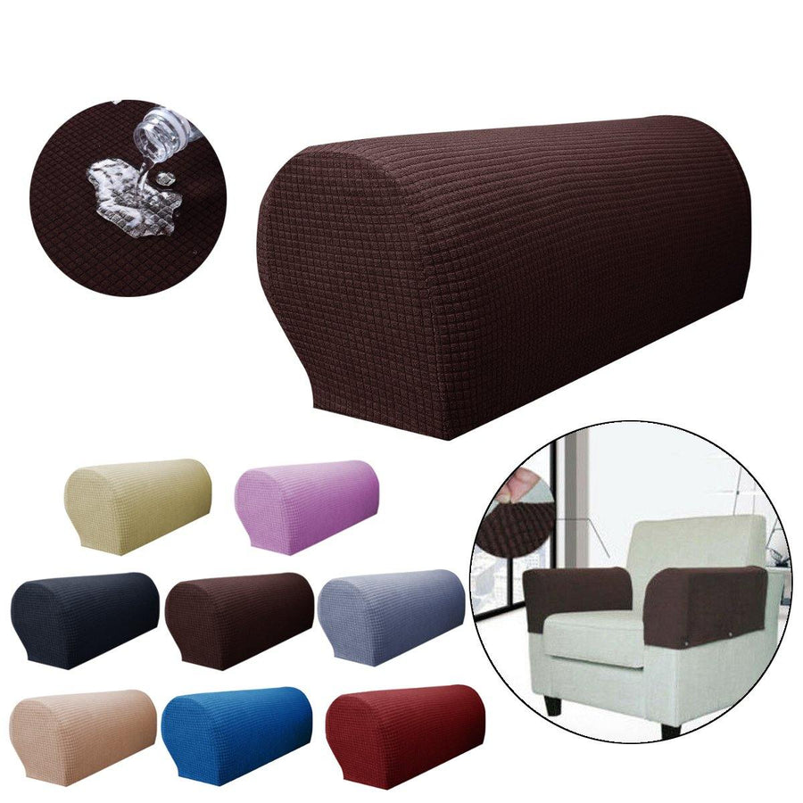 Removable Arm Stretch Sofa Couch Chair Protector Armchair Cover Slipcovers Armrest - MRSLM