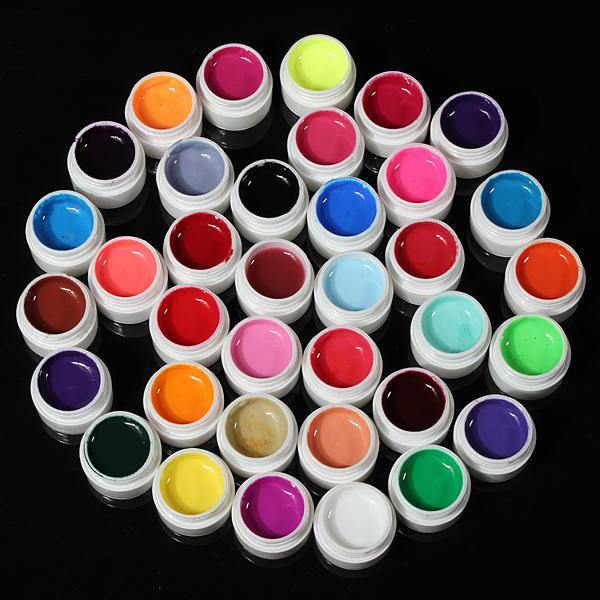 36 Colors Pure Colors UV Gel For Nail Extension - MRSLM