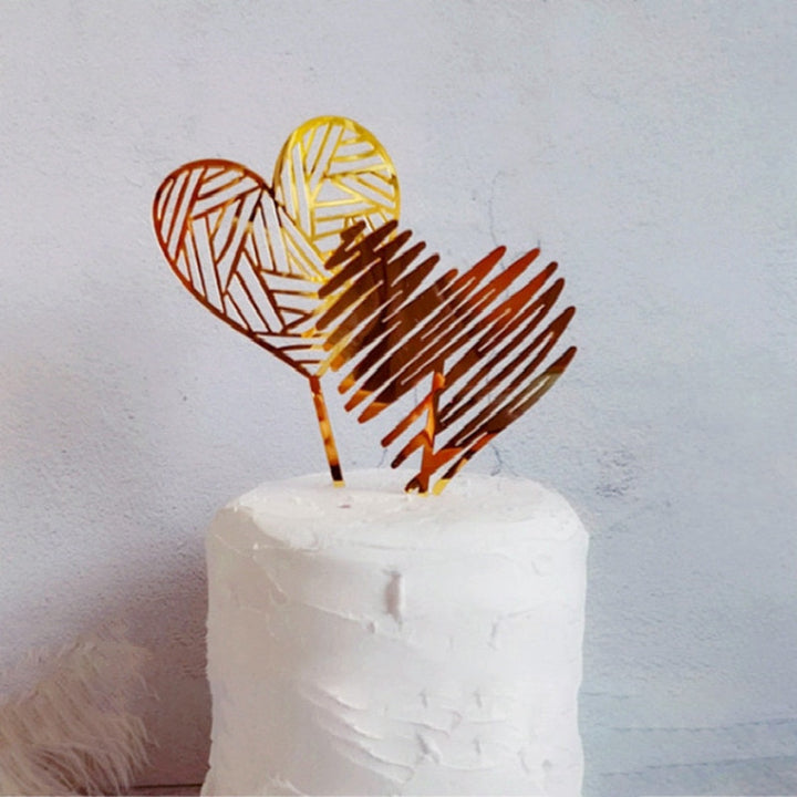 Heart Shaped Cake Topper
