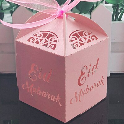 Happy Eid Mubarak Gift Box 10-100 Pcs Set