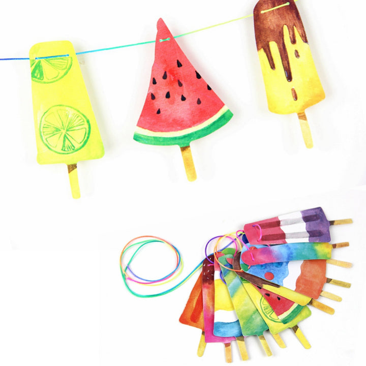 Colorful Ice Cream Shaped Garland