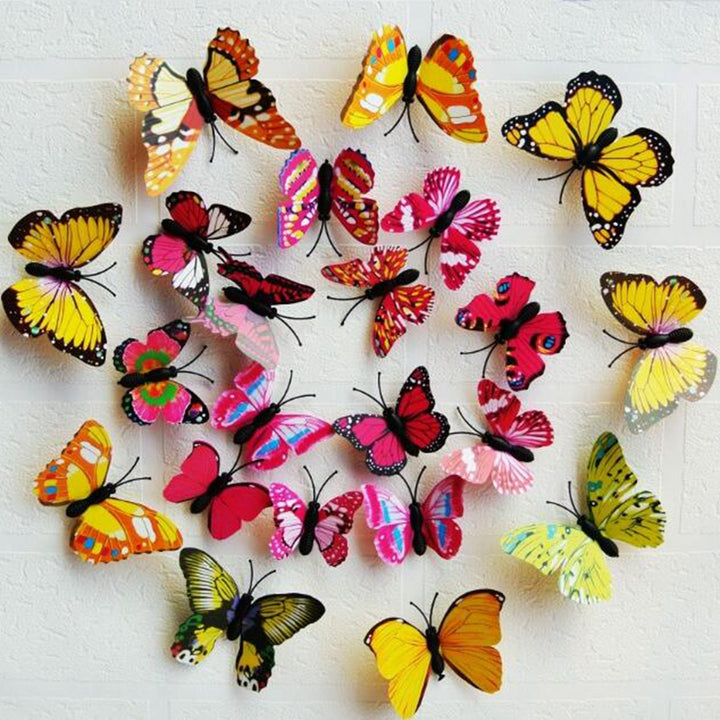 3D Magnet Butterfly Party Decorations