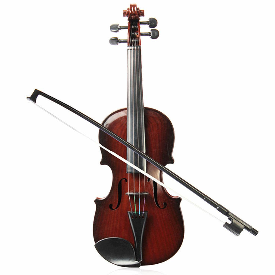4/4 Ukuran Penuh Plastic Adjustable String Kids Instrument Simulation Violin Toys - MRSLM