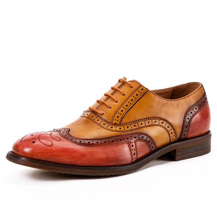 British Bullock Carved Fashionable Oxford Shoes - MRSLM