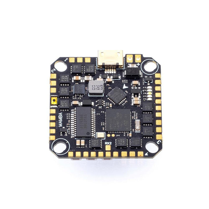 Mamba F411 AIO F4 Flight Controller 25A 4S Blheli_S DSHOT600 Brushless ESC Stack comptaible DJI FPV Air Unit 25.5x25.5mm for Whoop Toothpick RC Drone FPV Racing - MRSLM