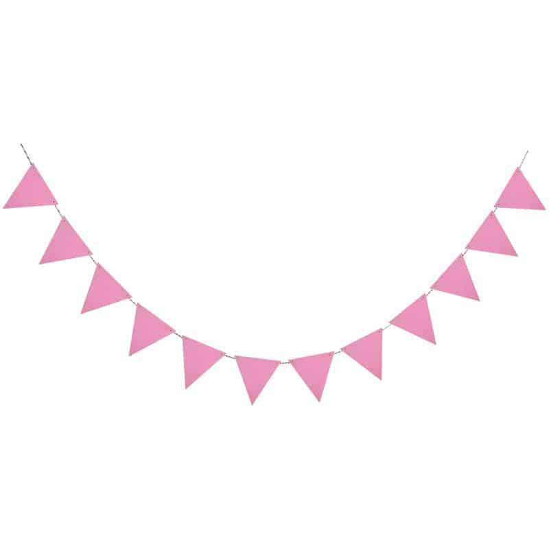 Fabric Flag Garland for Party