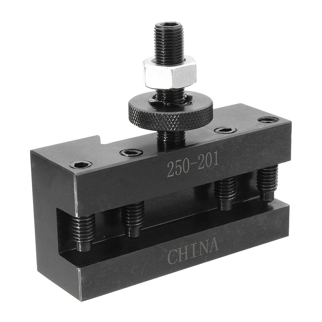 2pcs 250-201 Turning and Facing Holder Quick Change Tool Post and Tool Holder Lathes Kit - MRSLM