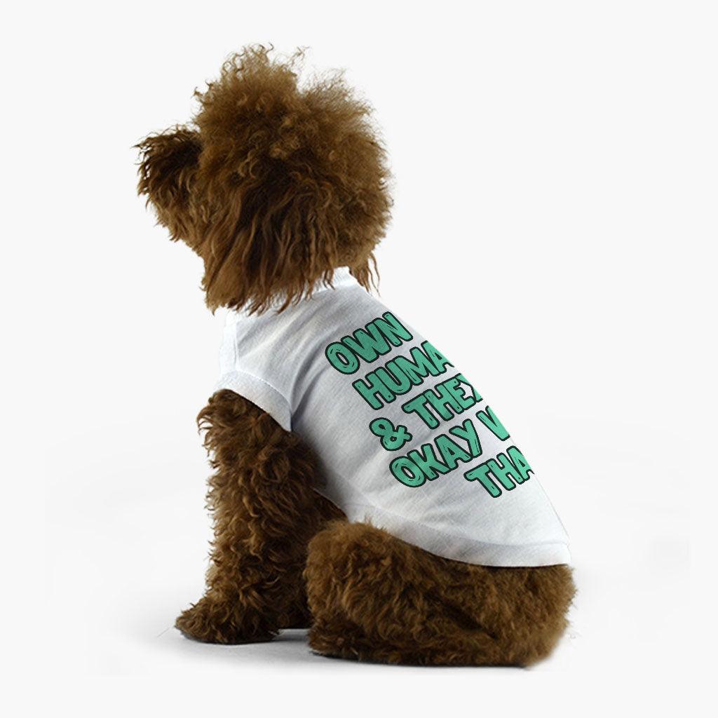 Funny Dog T-Shirt - Printed Dog Shirt - Cool Dog Clothing - MRSLM