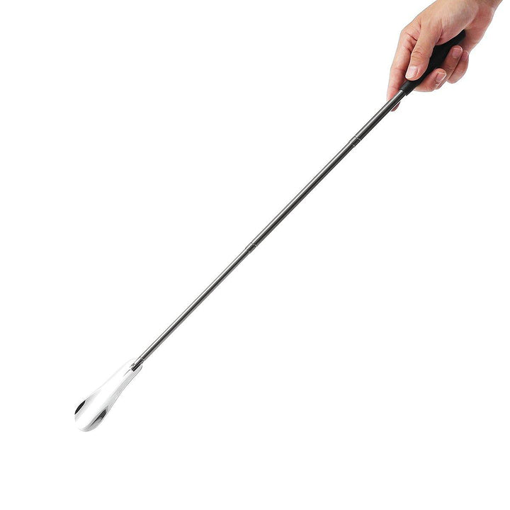 Long Shoe Horn Shoehorn Stainless Steel Metal Shoes Remover Retractable Long Shoe Horn - MRSLM