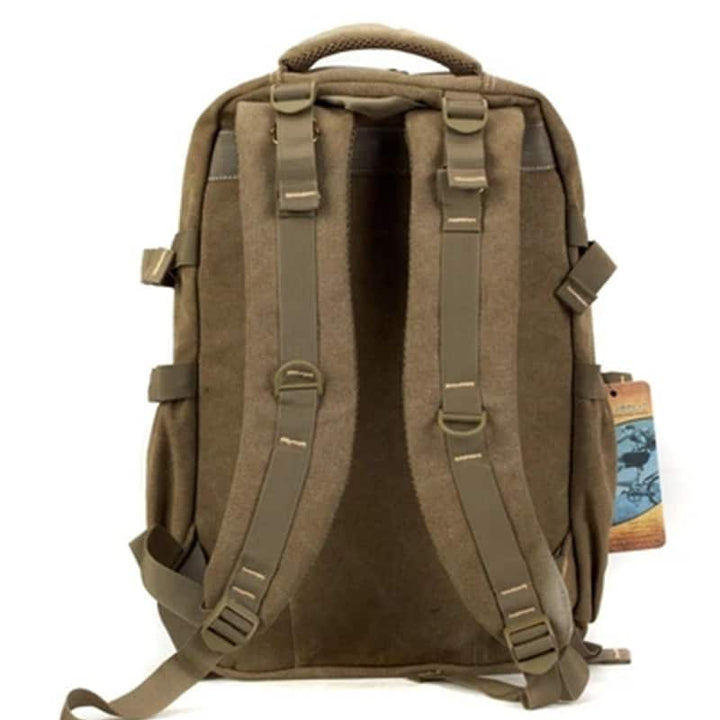 Men's Military Style Canvas Backpack