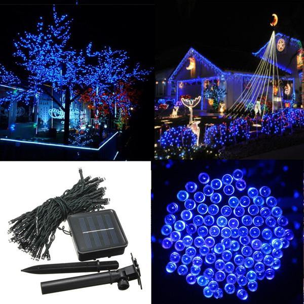 200 LED Solar Powered Fairy String Light Garden Party Decor Christmas - MRSLM