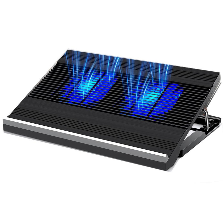 2 Fans Cooling Stand Holder USB Port Cooler Fits 10-17 inch Laptop Stand Notebook Radiator Computer Base Fan Bracket Pad - MRSLM