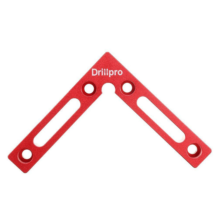 Drillpro DP-WD3 2Pcs Woodworking Precision Clamping Square L Shape Auxiliary Fixture Machinist Square with Metric and Inch Sacle Right Angle Positioning Ruler Clamp - MRSLM