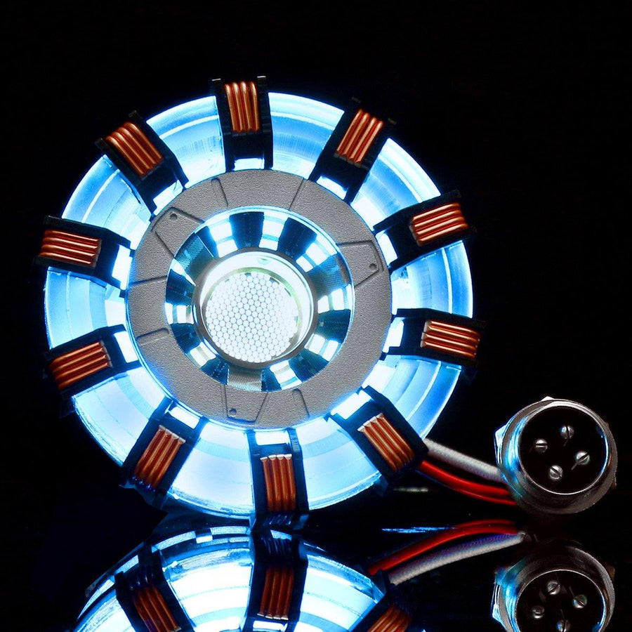 MK2 Acrylic Tony ARC Reactor Model DIY Kit USB Chest Lamp Movie Props Illuminant LED Flash Light Set Gift - MRSLM