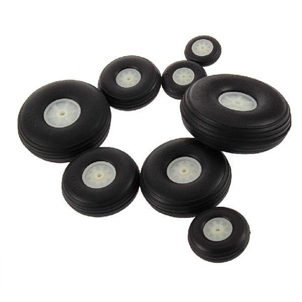 5X 70MM Rubber Wheel For RC Airplane And DIY Robot Tires - MRSLM