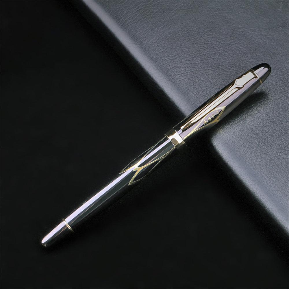 Yongsheng 9113 0.38mm Nib Metal Pen Iraurita Nib Gold Plating Fountain Pen Standard Type Ink Pen Writing Office School Stationery Supplies - MRSLM